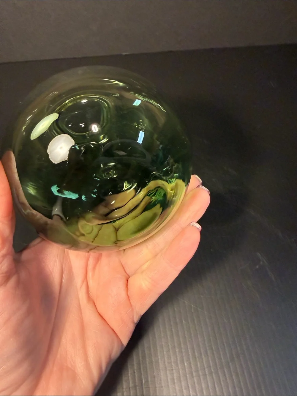 Vintage IKEA Salong Glass Bud Vases - Set of 2 Moss Green & Amber Brown